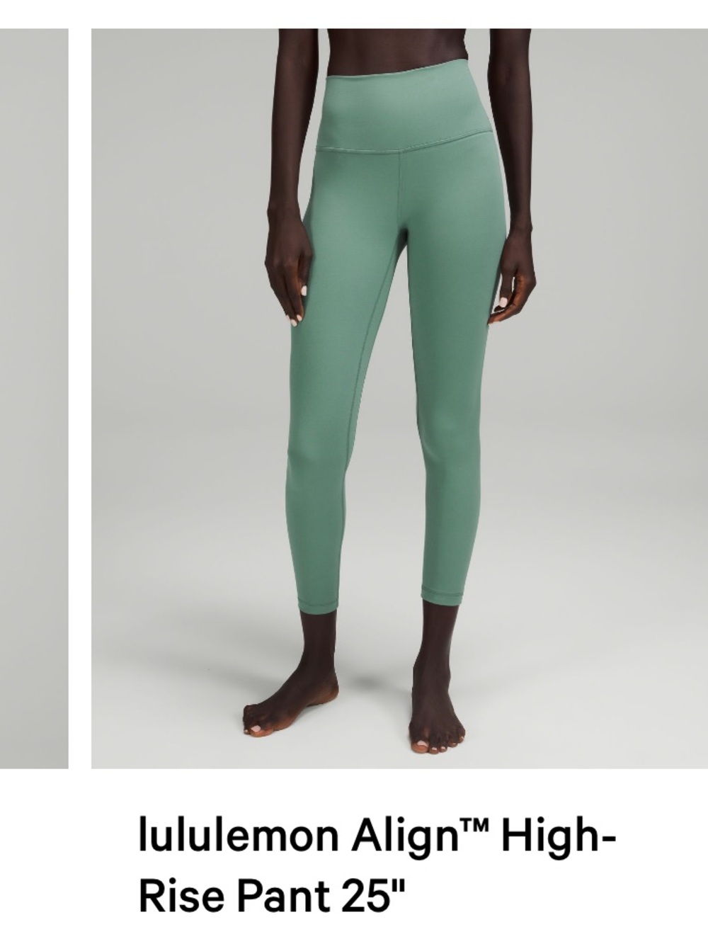 lululemon athletica Align High-Rise Leggings in Sage Green